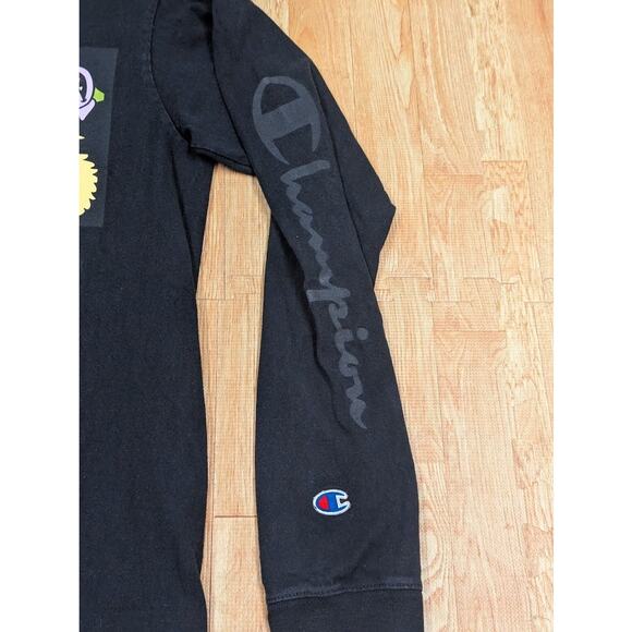 Vtg Champion Life X Sesame Street Men's Black Long-Sleeve Shirt Size Small - Picture 6 of 10